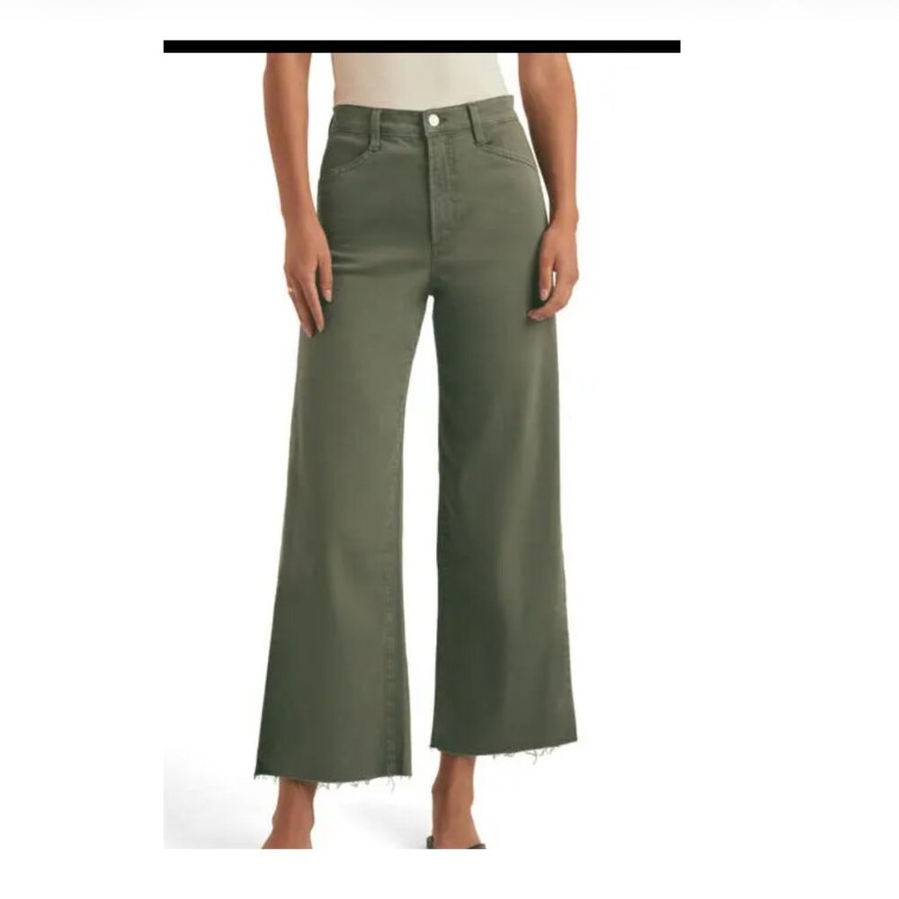 Favorite Daughter- The Mischa raw hem superhigh waist wide leg jeans - Size 26